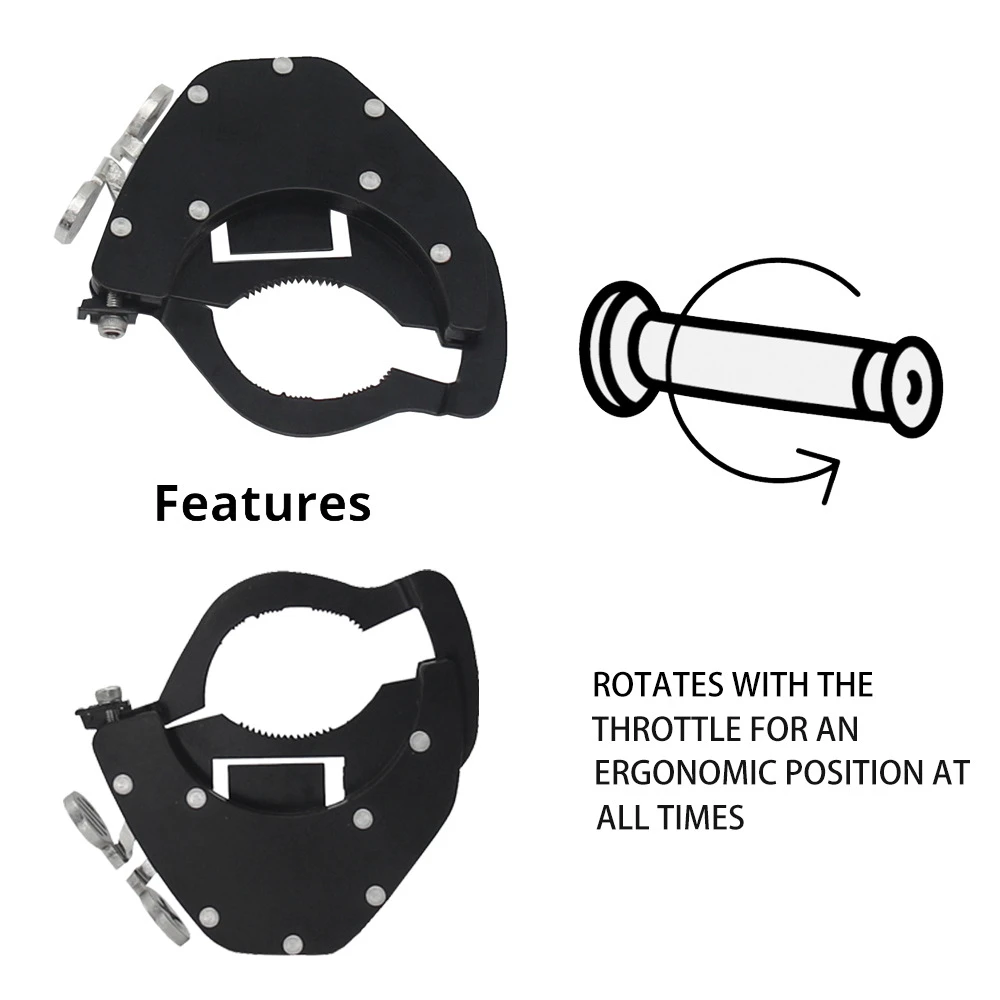 

​Motorcycle Thumb Activated Mechanical Motorcycle Cruise Control Throttle Assist Top Kit Or Bottom Kit