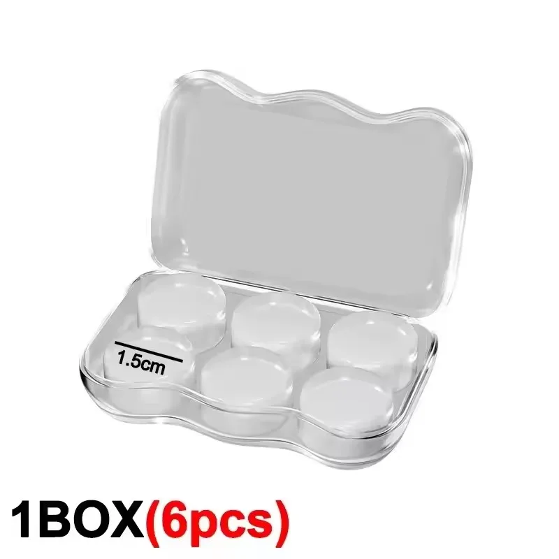 Soft Silicone Earplugs Wax Ear Plugs Reusable Noise Cancelling Gel Ear Plugs Waterproof Earbuds for Sleeping Flying Swimming