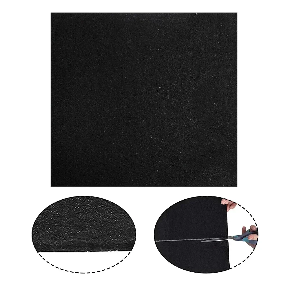 100cm*100cm*3mm Activated Carbon Filters Sponge Cooker Hood Extractor Carbon Filters Charcoal Rangehood Sheet Indoor Air Quality