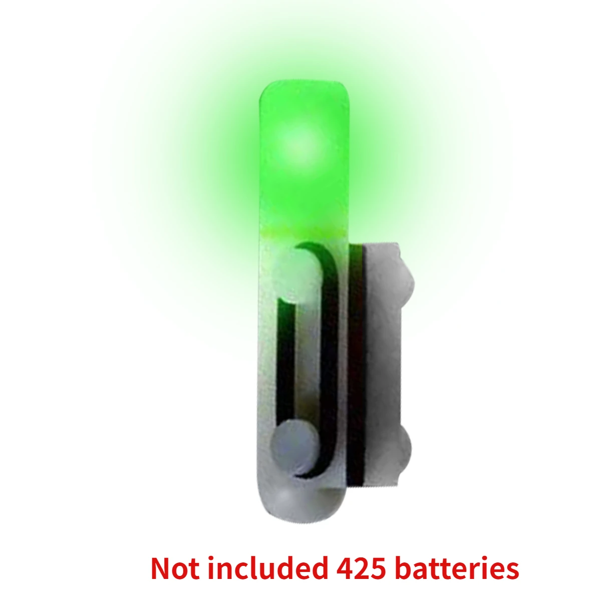 Clip Allarme Morso Led Per Canna Da Pesca Notturna - Luce Verde E Bianca - Foto 2