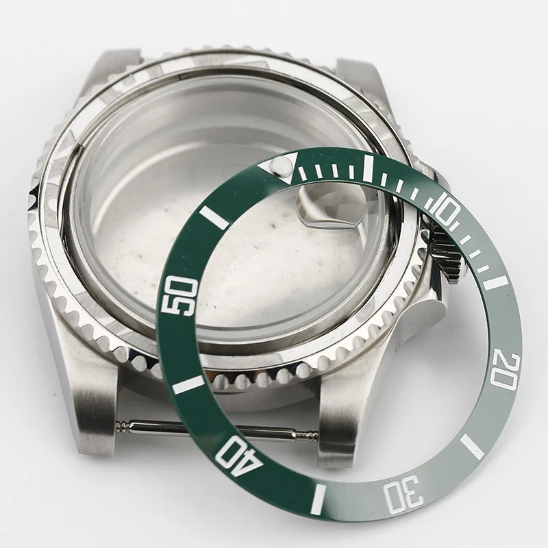Ceramic/Alloy Watch Bezel Insert with Engraved Numbers for Men's Automatic Watches