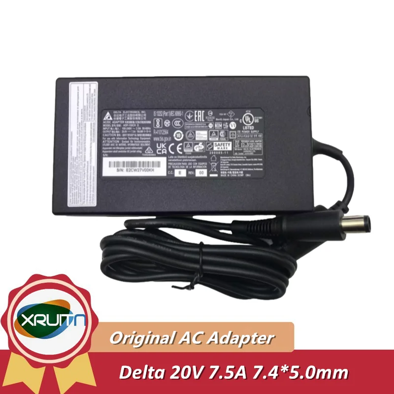 Оригинальный адаптер переменного тока Delta ADP-150CH D 20 в 150 А Вт ECW21702RG зарядное устройство для ноутбука BENQ EX2710U SONNETECH ECHO 20