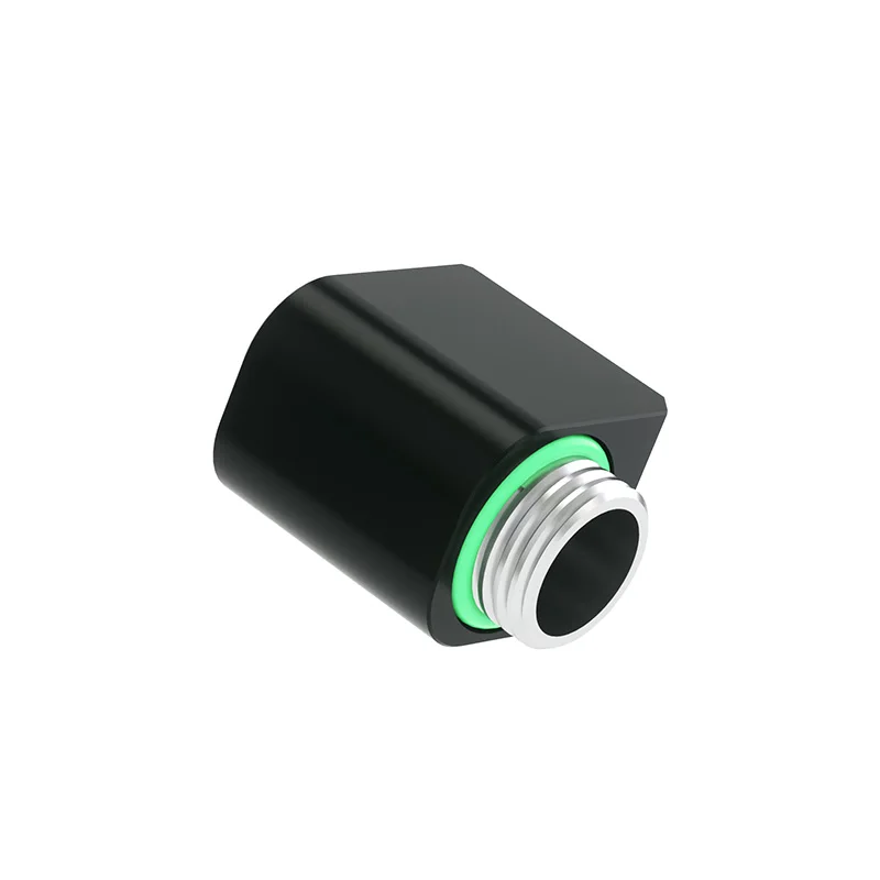 Carrinho de Mão Mini 90 ° Angulou 360 Encaixes Giratórios do Offconjunto g1 Conector Curto do Cotovelo de 21 mm para a Construção Líquida do Laço do Computador Twt90-m o - Imagem 5