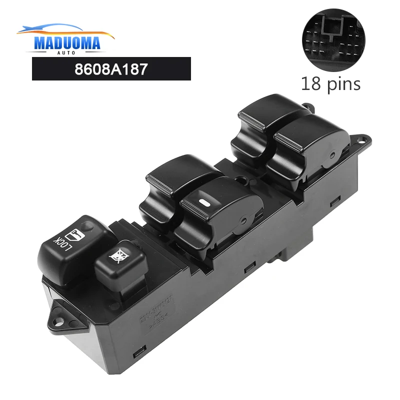 

New Window Switch 8608A187 8608A044 8608A207 8608A068 For Mitsubishi Airtrek Outlander EX CW4W CW5W CW6W Car Accessories