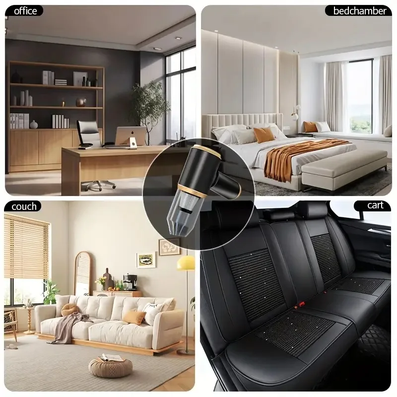 95000Pa Car Vacuum Cleaner Strong Suction Mini Duster Portable Wireless for Cars Home