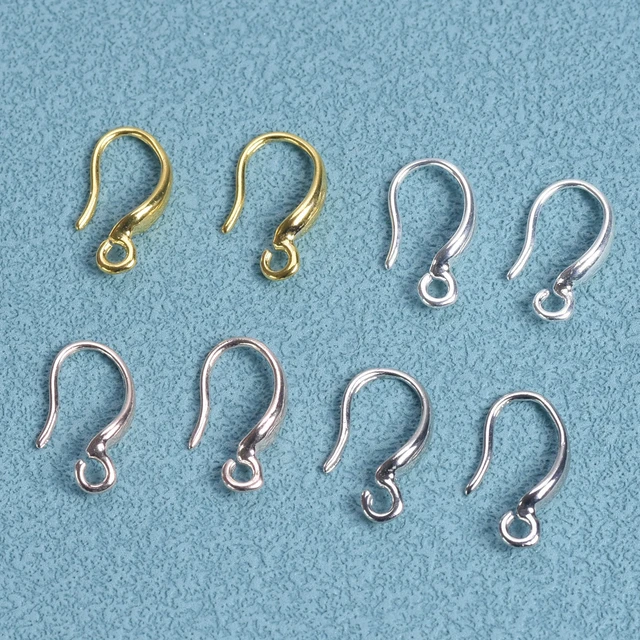 20pcs Earring Hooks Copper Clasps Jewelry Making Supplies Ear Wire  Connectors