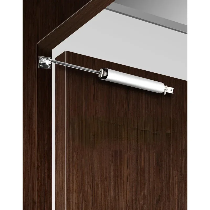 Automatic Soft-Close Door Buffer with Positioning Stop Adjustment