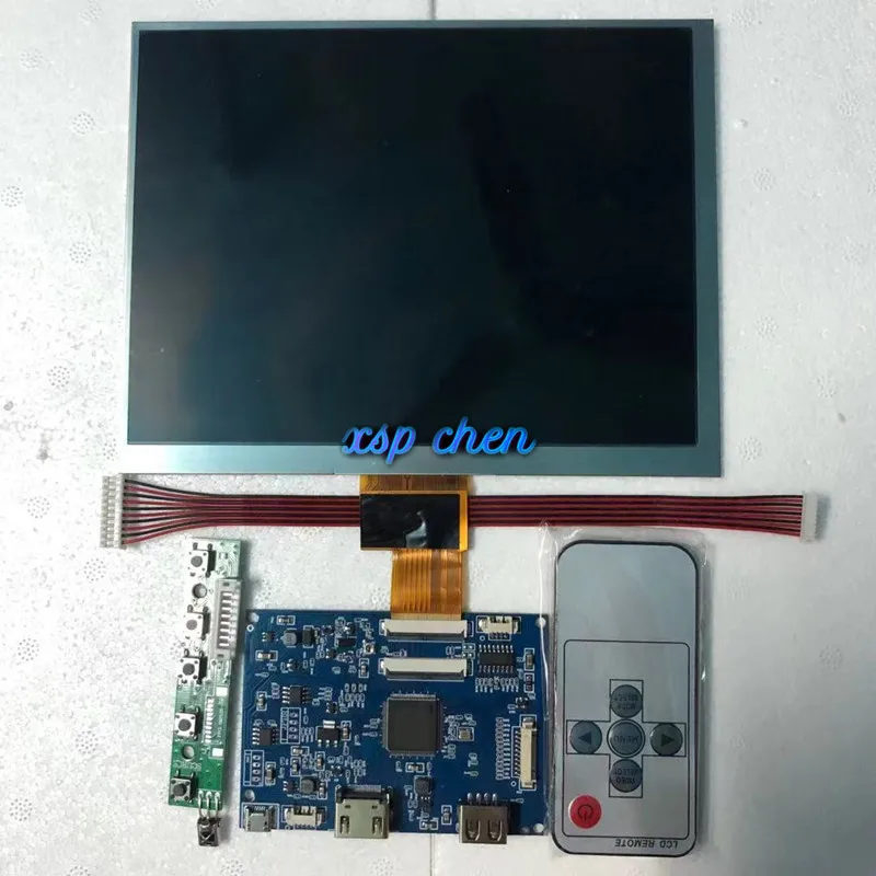 Placa do Motorista da Tela da Exposição do Lcd Hj080ia01e He080ia-01d He080ia-01f 1024x768 hd Hdmi Vga Avoirdupois Usb 8 - Imagem 6