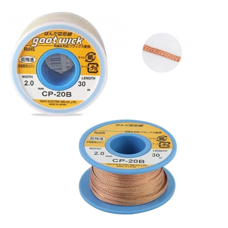 Goot CP-201 Desoldering Wick, Length: 1. M At ₹ 34/piece In Bengaluru | ID: 2883971962 - View #5