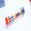 Montessori Wooden Toys Rain Rattle Stick Rainbow Hourglass Educational Sound Rainmaker Simulated Raining Sound Kids Sensory Toys 4