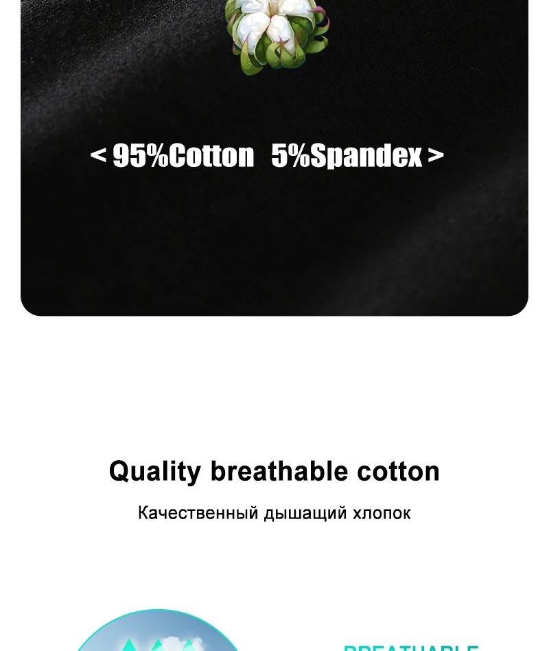 Description Picture 5 of item6Pcs Men's Panties Cotton Men Triangular Pants Solid Colour High Elastic Underwear Comfort Shorts Fashions Breathable Underpant