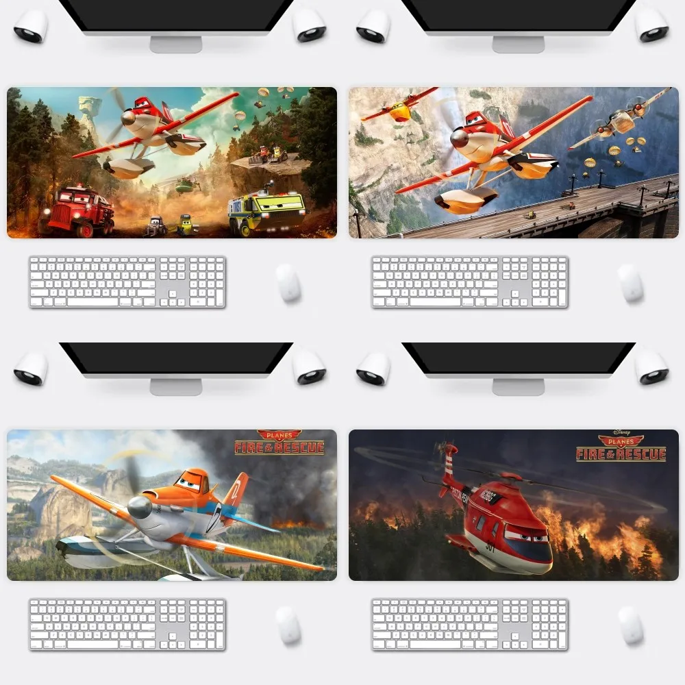Miniso Disney Cartoon Planes Fire And Rescue Mousepad Office Large Small Mouse Pc Computer Game Keyboard Mouse Antiscivolo In Gomma M