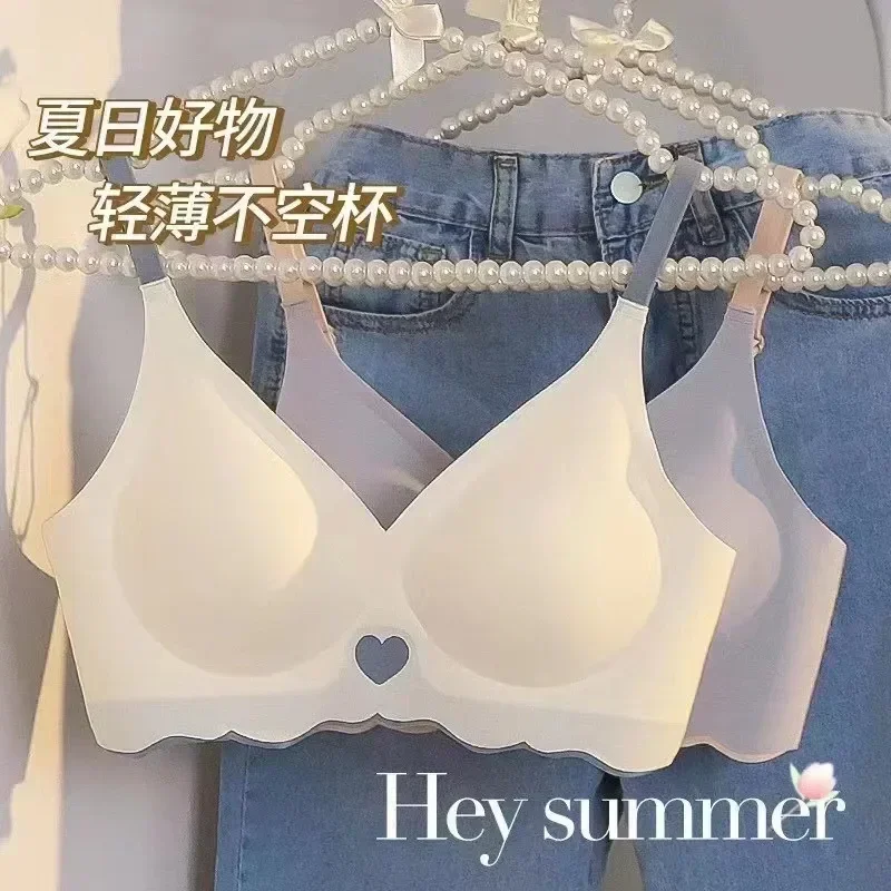 

For Women Wire Up Push Seamless Pads Invisible Deep Free Removable Bralette ssiere Vneck Sexy Underwear Lingerie