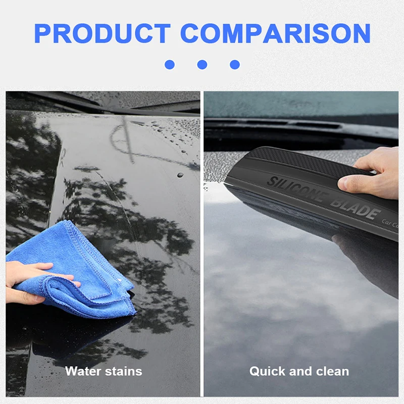 Car Wrapping Tools Silicone Squeegee Window Wiper Drying Blade Scraping Film Scrapers