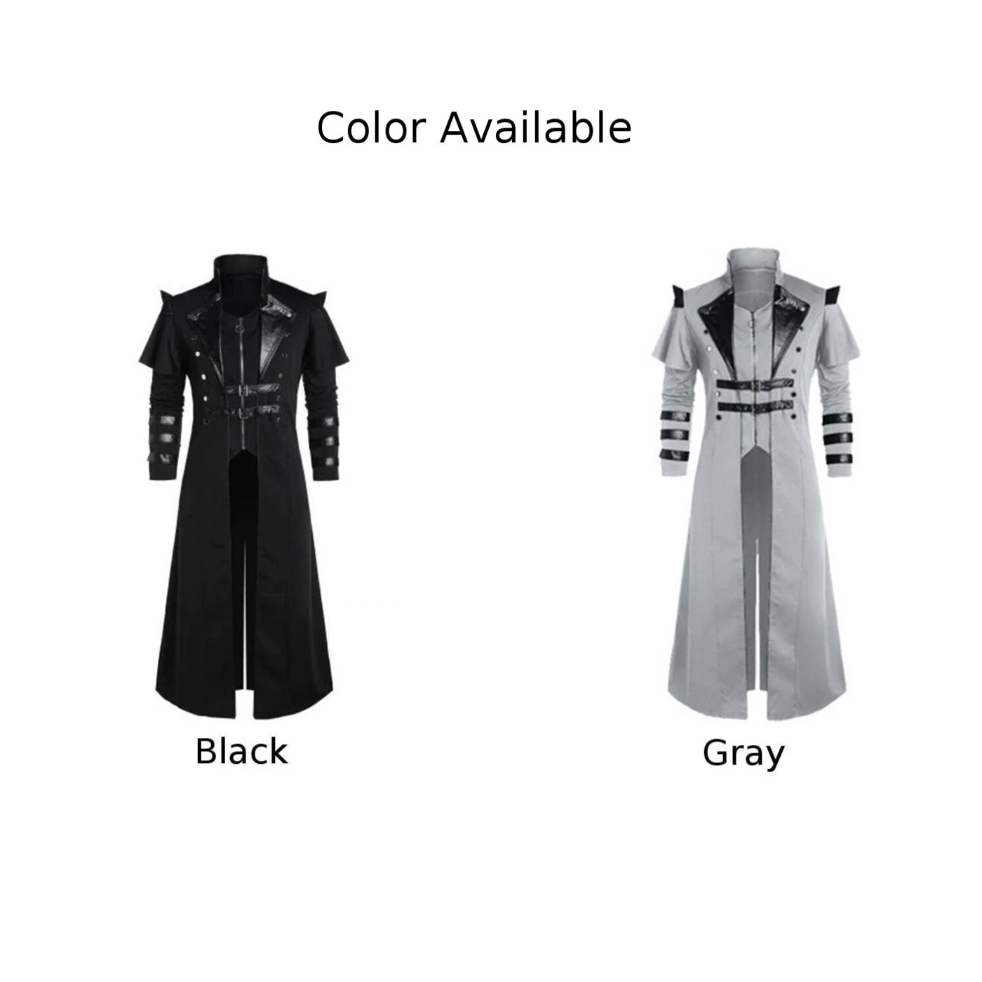 2022 Fashion Dress Men Men\\\\\\\\\\\\\\\'s Steampunk Tailcoat Jacket Victorian Assassin Black Comfortable Costume High Quality