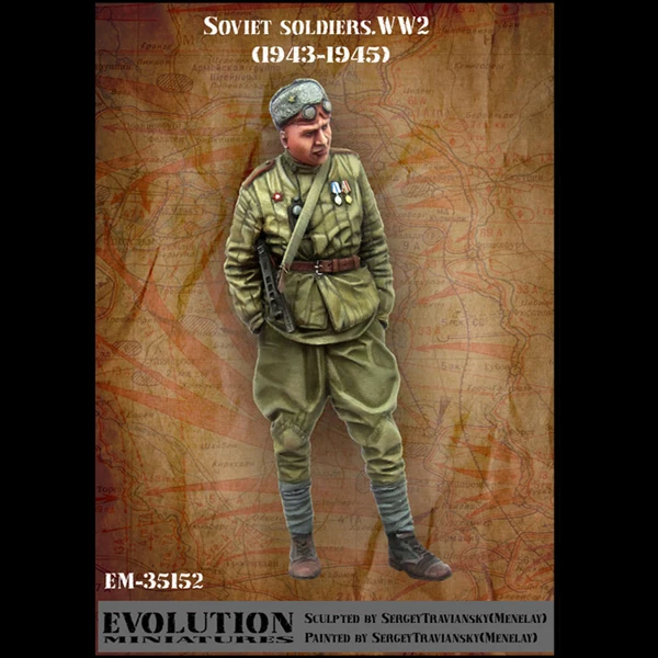 

Модель 1/35 года, советские солдаты. Набор из смолы Второй мировой войны, солдаты GK, тематическая сцена, комбинация без покрытия, без цвета