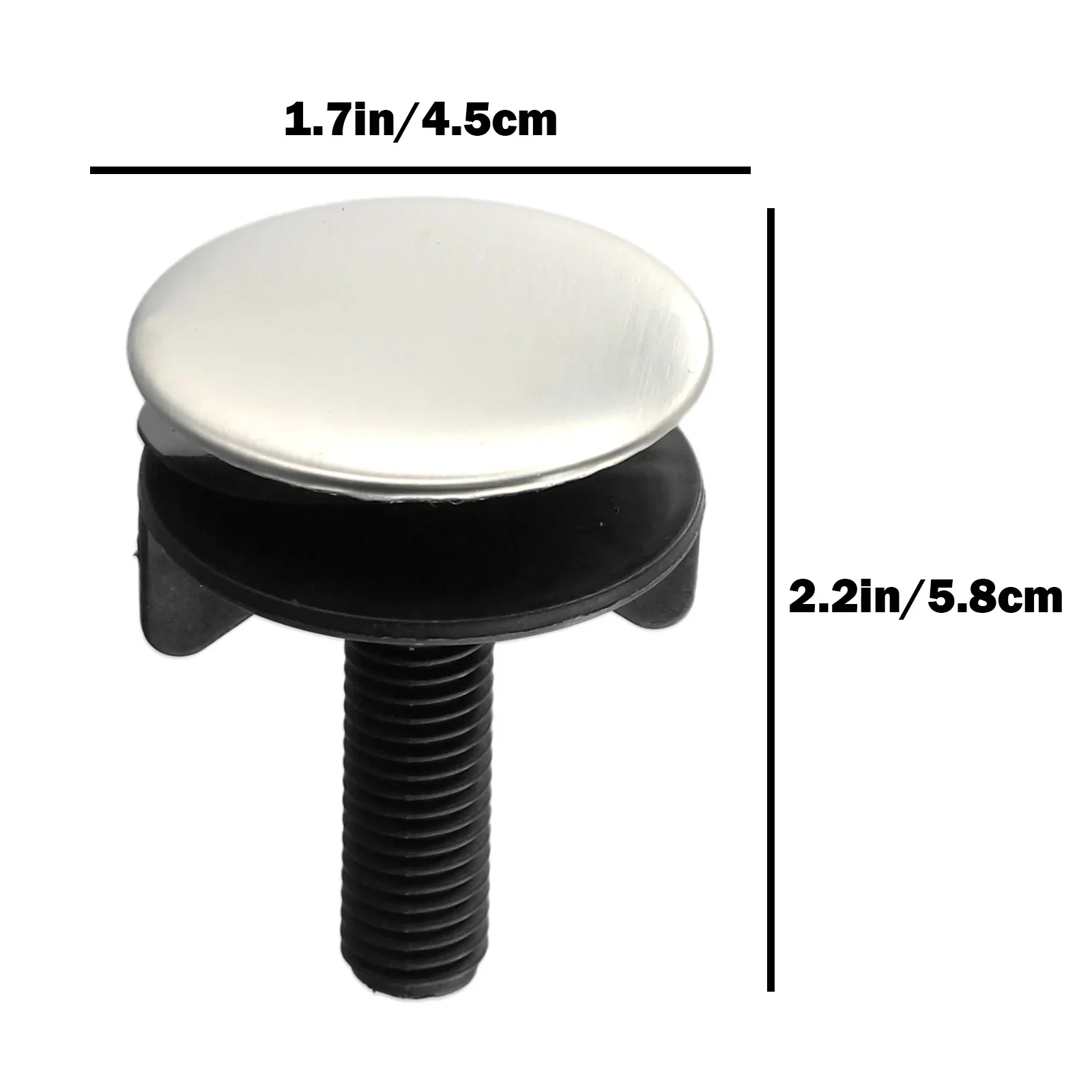 Stainless Steel Kitchen Sink Tap Hole Blanking Plug Stopper Basin Cover 45mm Kitchen Sink Hole Cover 5