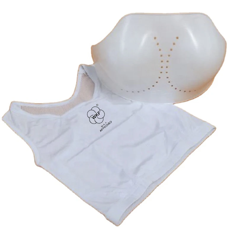 WKF APPROVED FEMALE CHEST GUARD KARATE for female Girls WKF Certification Karate Chest guard Protector karate Female chest guard