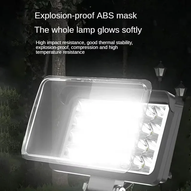 Lumière LED pour batterie Makita 4 pouces projecteur Portable sans fil travail en plein air pêche outil d'urgence portatif lumière sans batterie pas USB 2