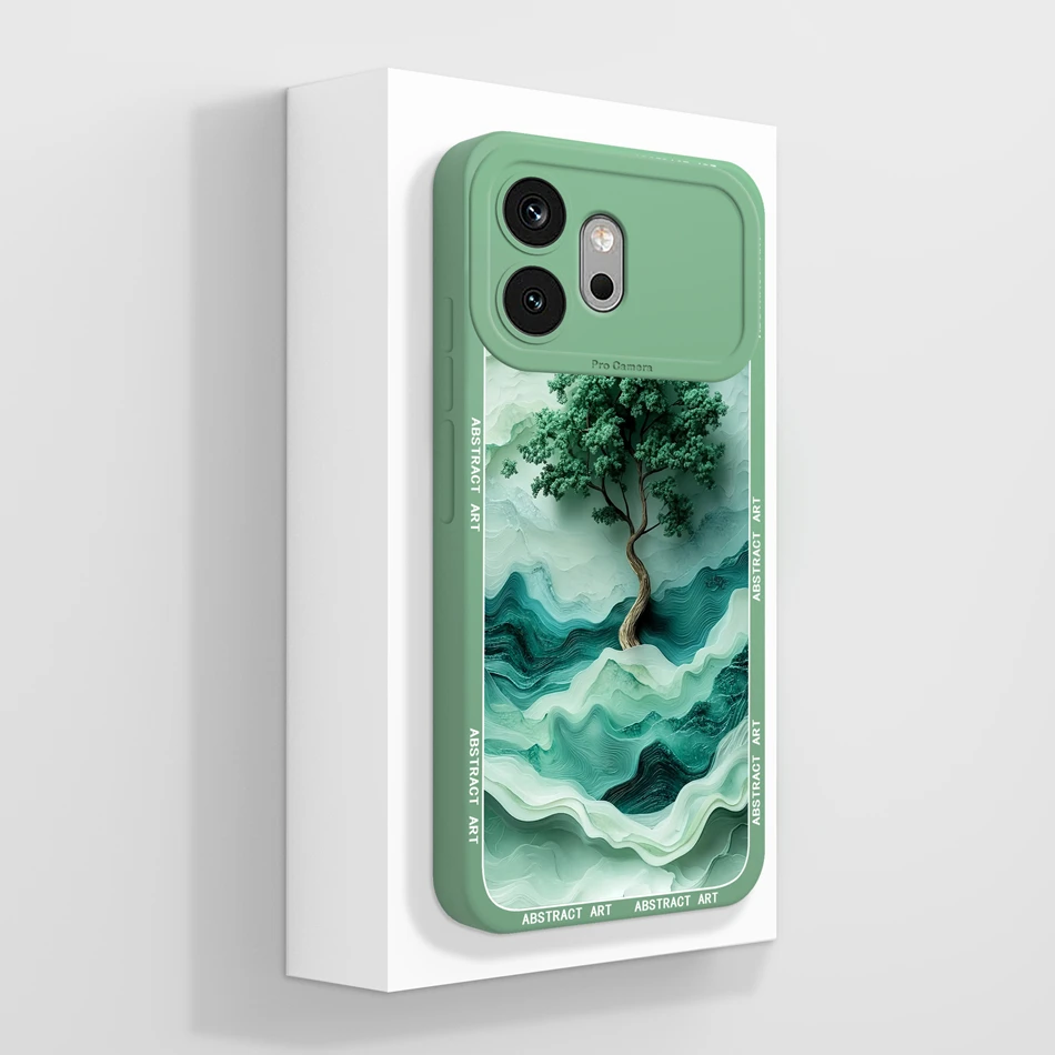 Candy Painted Soft Liquid Silicone Lightweight Phone Case with Lens Protection