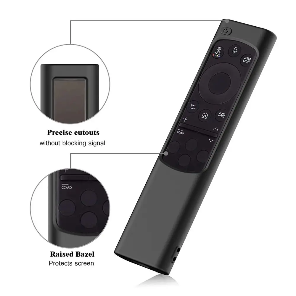 Silicone Cover Case for Samsung BN59-01385 BN59-01386 TM2280E BN59-01391 Smart TV Remote Control Protective Cover 2