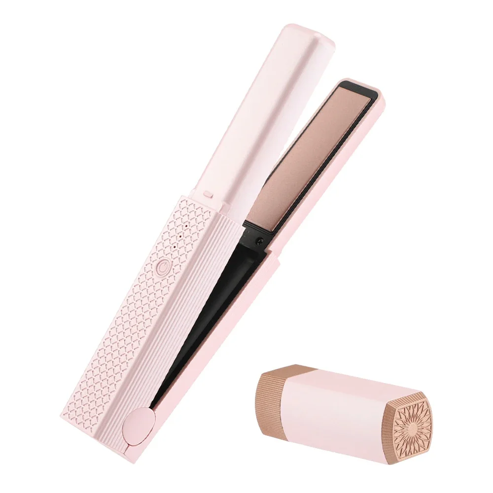 Hair Straightener Hair Styler Curling Iron for Electric Wireless USB Portable Cordless Mini Flat