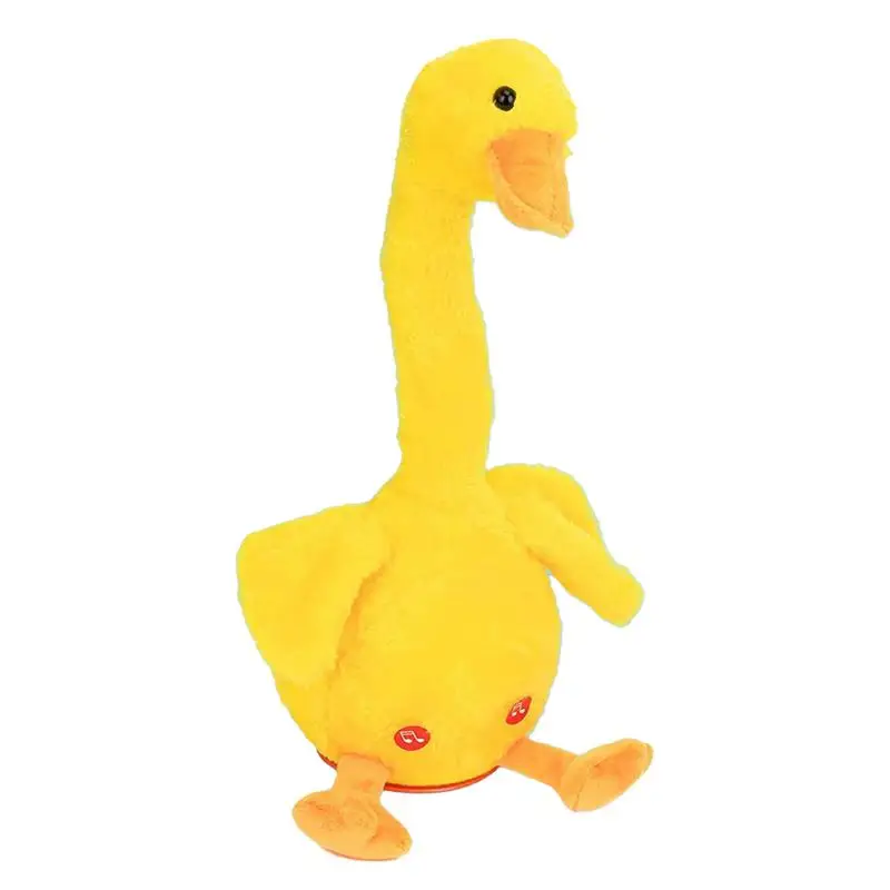 Dancing Duck Toy Cute Quack Dancing Duck Sing Babies Toy Soft Musical Can Repeat What You Said For Kids Bo