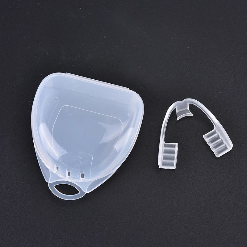 Tooth grinding+storage box dental mouth guard bruxism splint night sleeping