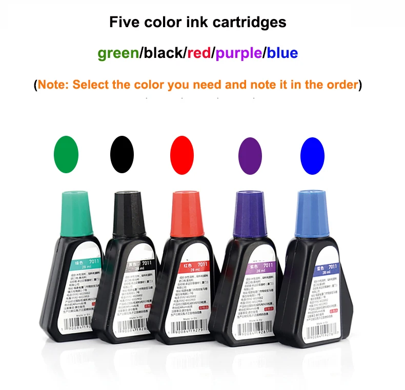 Custom Self Inking Stamp Color