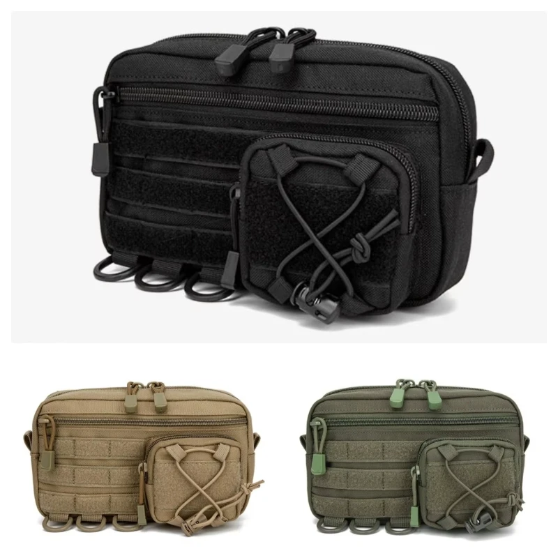 Multifunctional Military Tactical Waist Bags 1000D Nylon Molle Funny BackPack, Utility EDC Tool Pouch Hiking Travel Camping