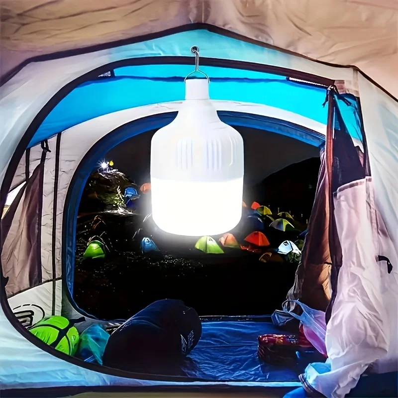 Camping lantern Outdoor rechargeable LED high brightness emergency light connected for camping and fishing portable