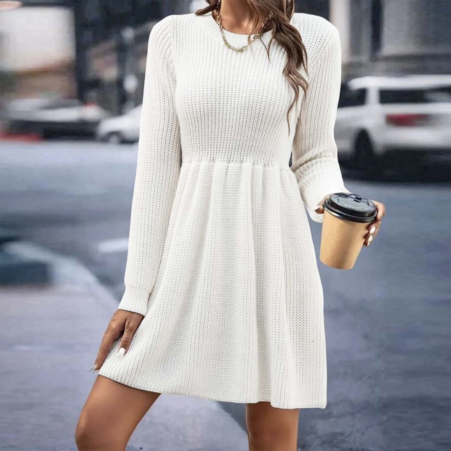 High Waist Hollow Out Fashion Mini Dress Female Elegant Patchwork Solid Pleated Party Dress Slim Long Sleeve Women Dress 18 High Waist Hollow Out Fashion Mini Dress Female Elegant Patchwork Solid Pleated Party Dress Slim Long Sleeve Women Dress