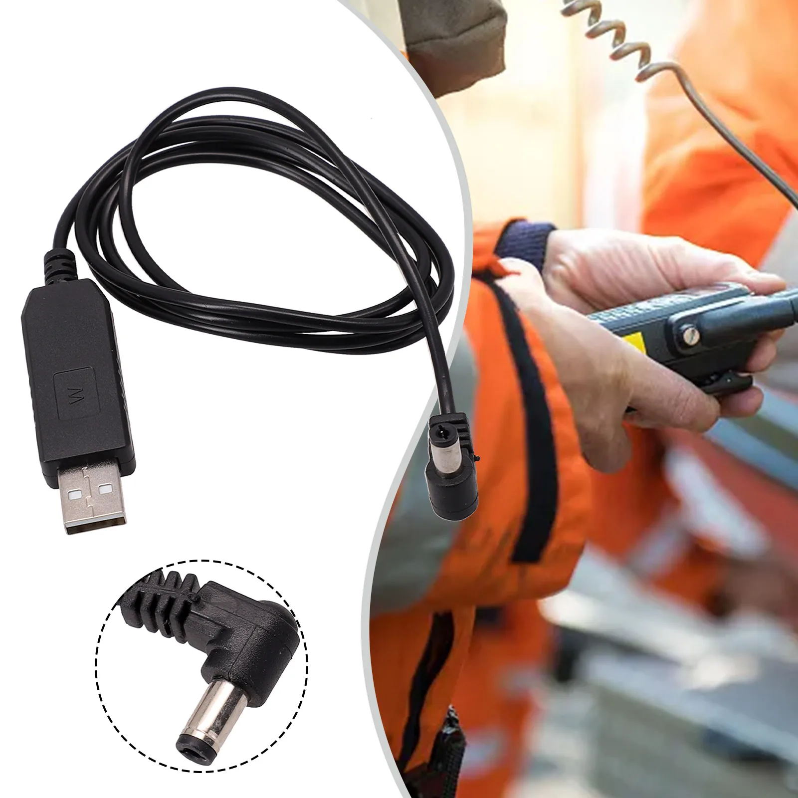 

USB Charger Cable For UV5R/UV82/BFF8HP/UV82 Hp UV9R Wireless Walkie Talkie Designed Wear Resistance-Lightweight