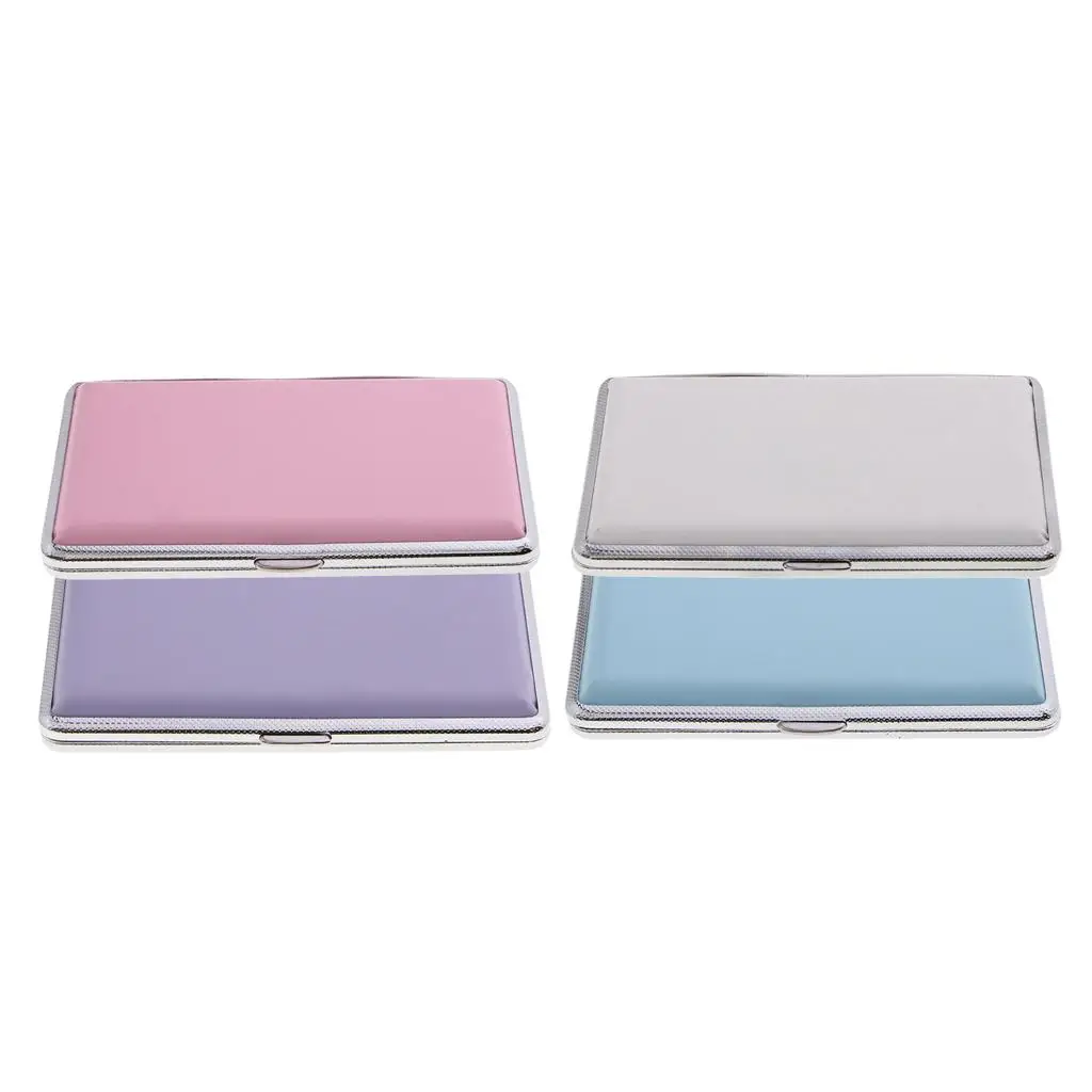 Portable Woman Slim Cigaret Case Aluminum Cigar Cigarette Tobacco Holder Box