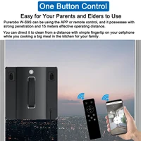 Purerobo W-S9S Window Cleaning Robot Smart APP& Remote Control Automatic Water Spray Clean Glass Electric Vacuum Cleaner Robot 2