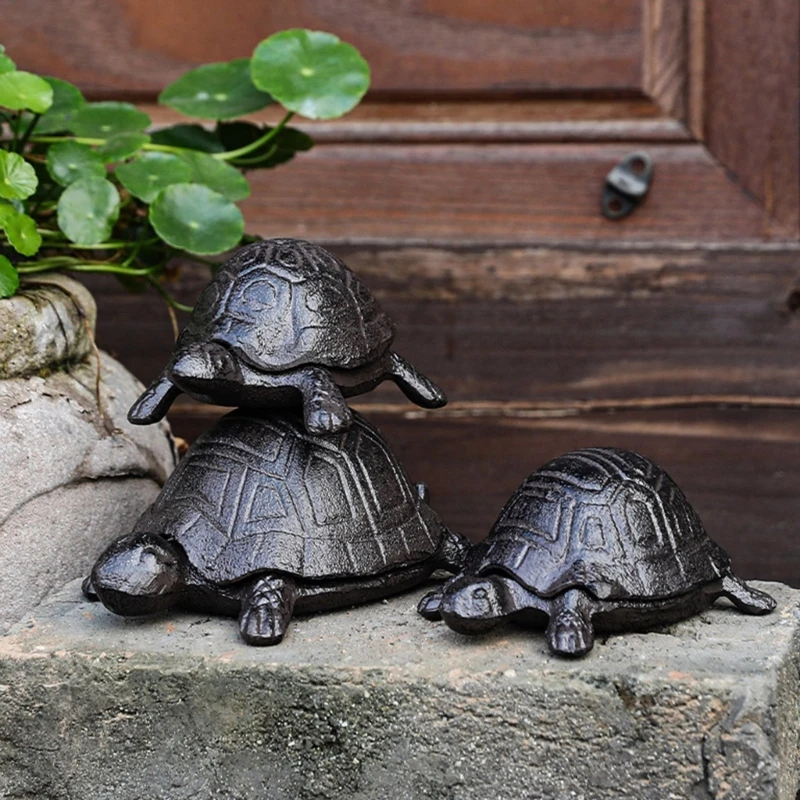 Animal Shaped Key Holder with Secret Compartment Decorative Jewelry Concealer Outdoor Decoration for Garden or Patios B03E