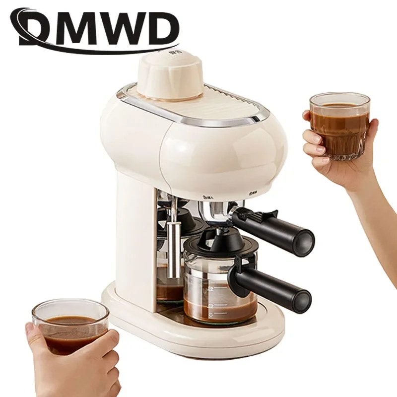 Electric High Pressure Steam Espresso Maker Semi-automatic Italian