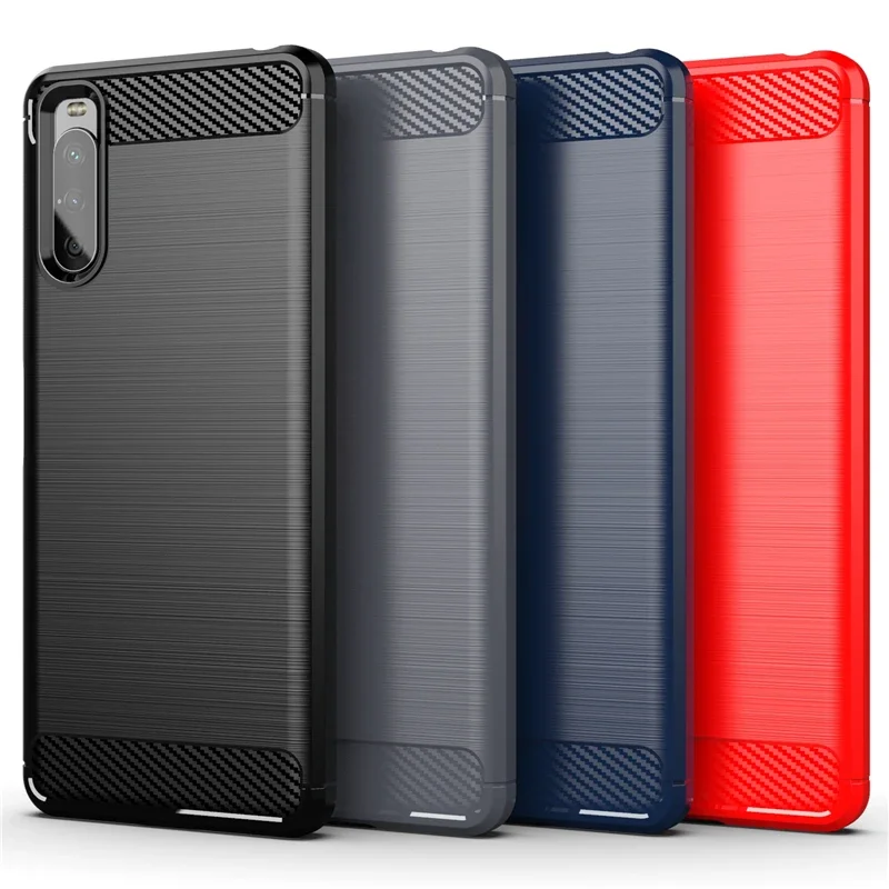 Sleek Silicone Carbon Fiber Phone Case with Enhanced Protection