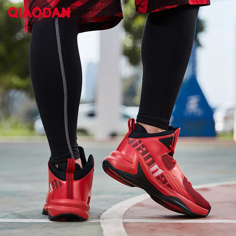 QIAODAN 2023 Men Basketball Shoes Breathable Non-slip Sneakers Wear Resistant Gym Trainning Fashion Sports Shoes XM4580121