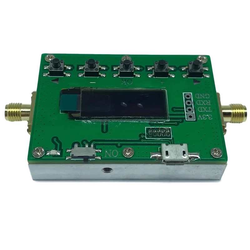 A73E-6G RF Digital Programmable Attenuator 30DB Step 0.25 RF Module LF-6Ghz 30DB Step Size 0.25DB OLED Display SMA 0-31.75Db