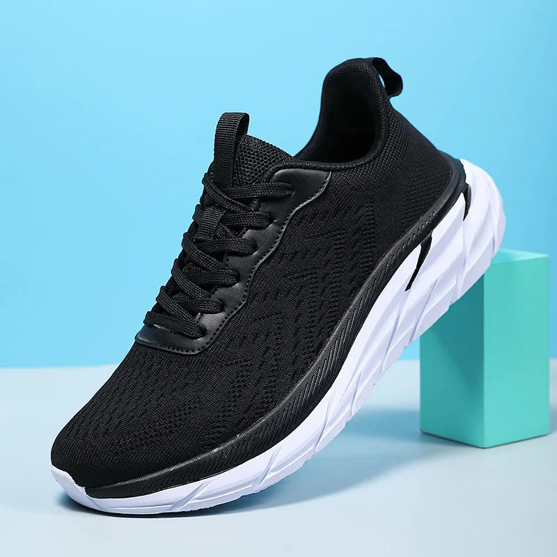 Running Shoes Men Mesh Comfortable Breathable Flat Casual Jogging Shoes Fashion Luxury Designer Tennis Male Sneakers
