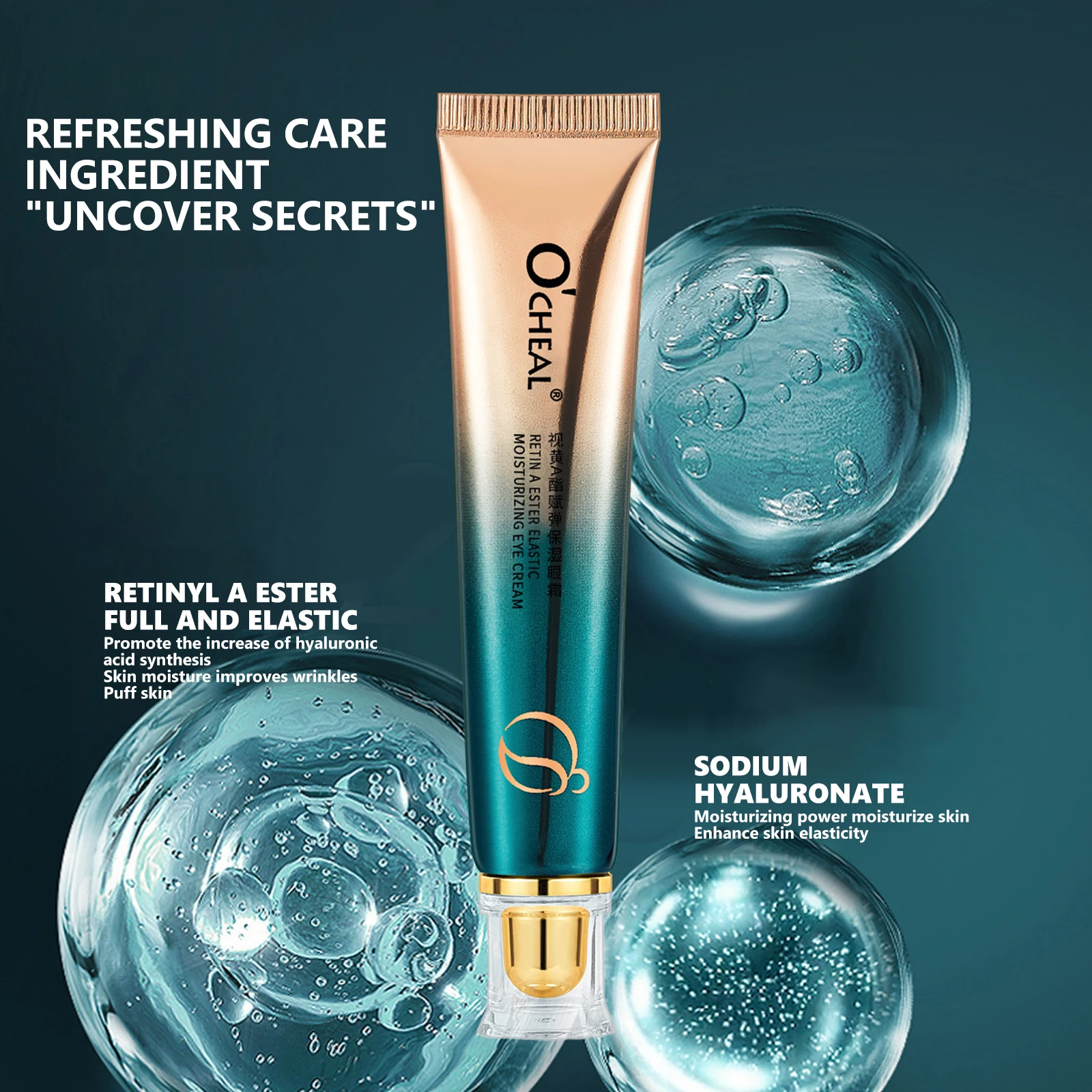 

New Anti-Wrinkle Eye Cream Fades Fine Lines Anti Dark Circles Eye Serum Remove Eye Bags Puffiness Anti-Aging Firmness Eye Care