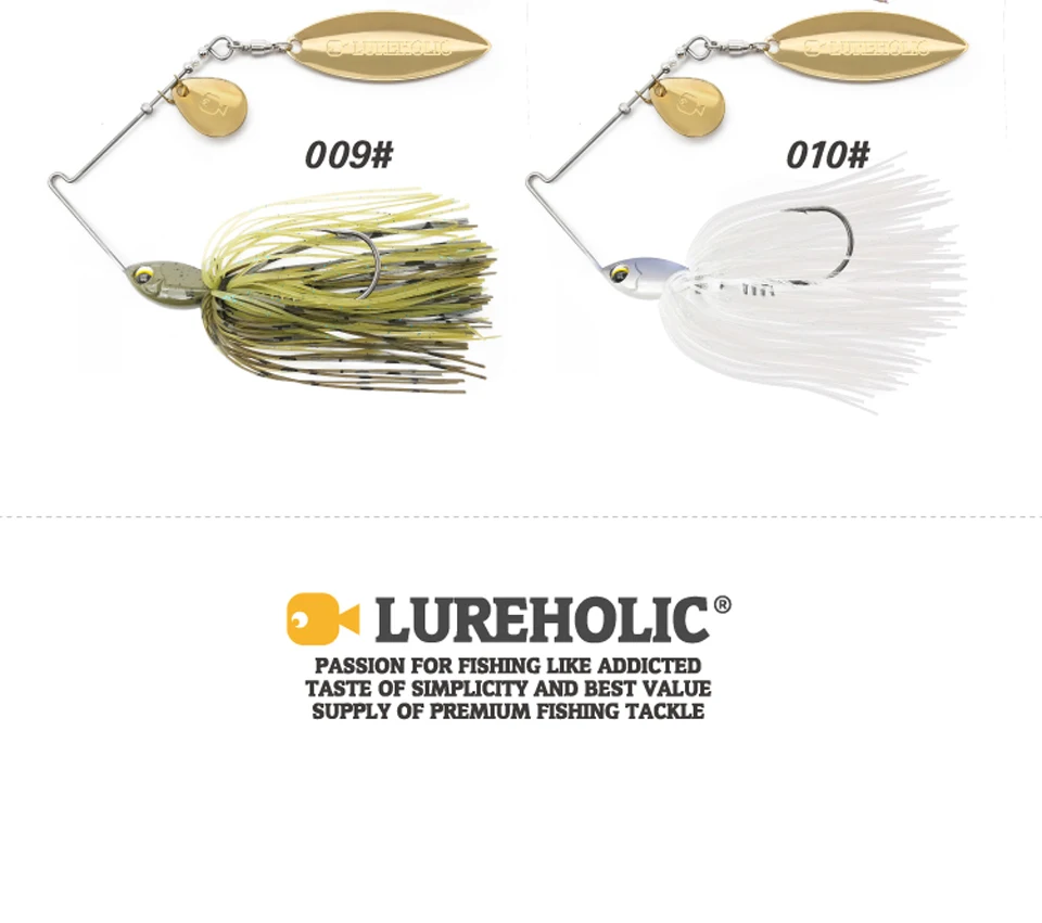 Lureholic Performance Spinner Bait 7~18g High Speed Spoon Lure Angelköder – Detail 15