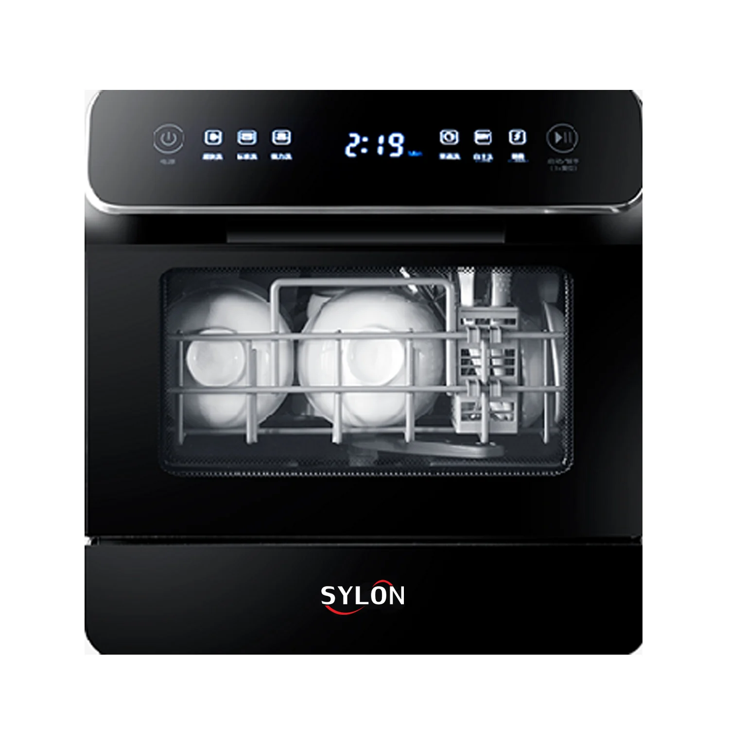 

3sets place settings stainless steel mini freestanding dishwasher