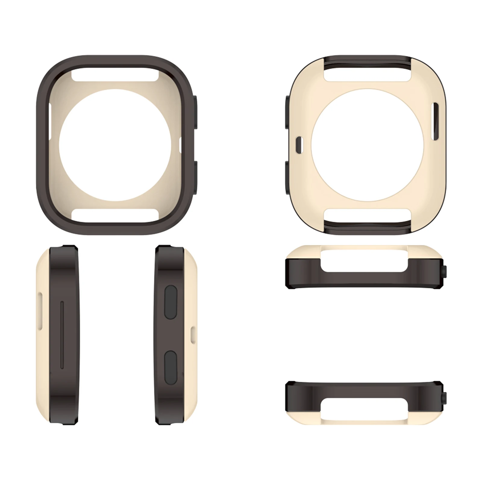 Amazfit Bip 6 Protective Metal Case - Anti-Scratch Thin Detachable Watch Cover Accessory