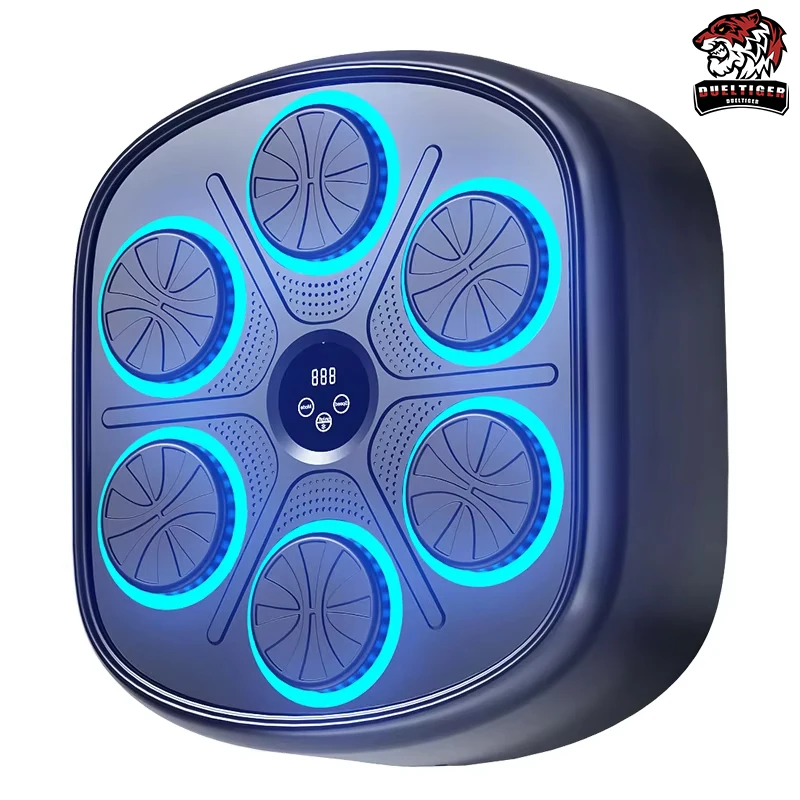 Smart Music Boxing Machine Bluetooth Wall Mounted Music Boxing Trainer Gym Home Electronic Target Punching Equipment