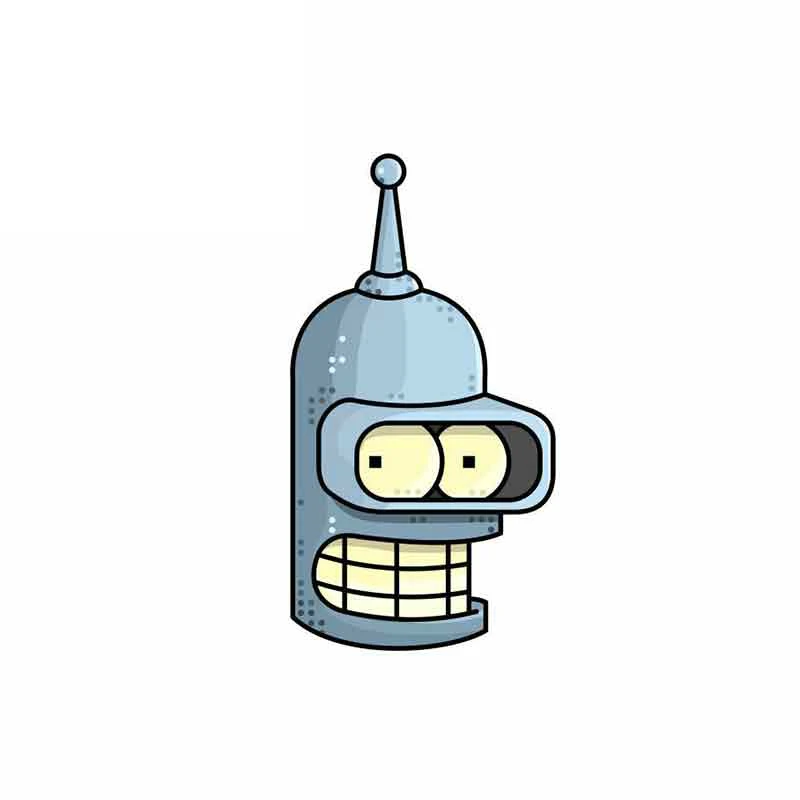 

10X13cm Personality Car Sticker for Planet Bender Hypnotoad Cartoon Windshield Bumper Windows Graphics Decoration Waterproof