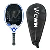 Cwin 2025 Beach Tennis 3K Full Carbon Fiber Rude Face Feminino Raquete Beach Tennis Carbon Frame Professional Masculina 4