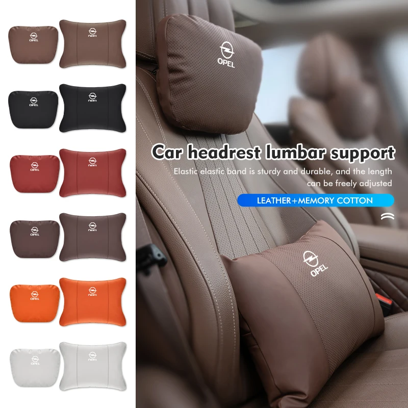 자동차 좌석 목 받침대 베개, 자동차 좌석 머리 요추 지지대, Opel Insignia Corsa Zafira Mokka Grandland Antara Ampera