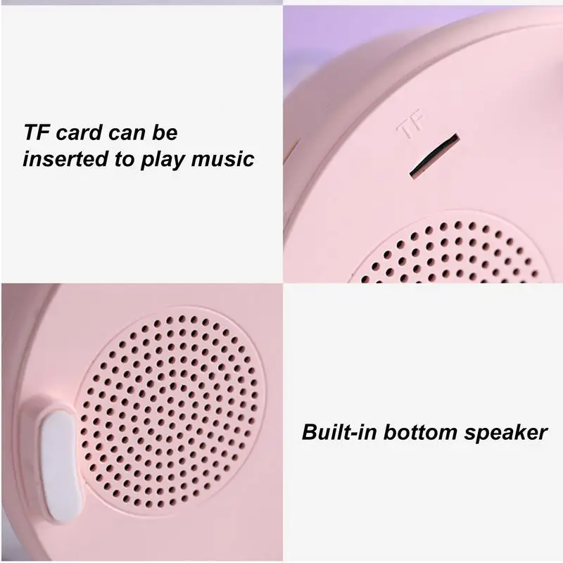 Crystal Ball Wireless Speaker Wishing Bottle Sound Box Ball Light Show Wireless Speaker Speakers Ornament Light Up For Her